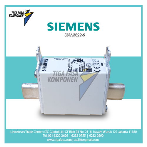 3NA3822-6 FUSE NH00 63A