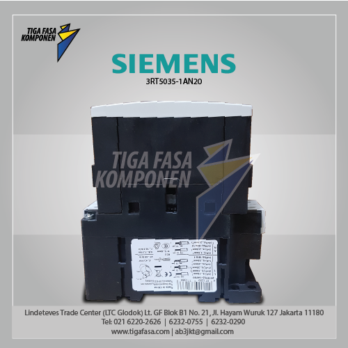 3RT5035-1AN20 MC AC 220V 18,5 kW 400 V 3P