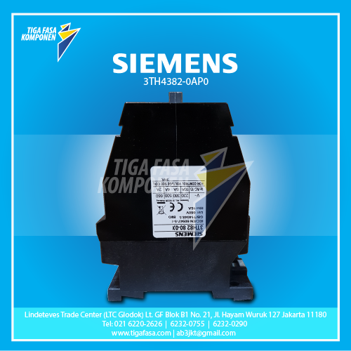 3TH4382-0AP0. Contactor Relay 230 V AC 8NO 2NC