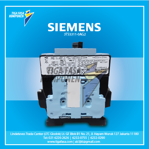 3TS3311-0AG2 MC 11kW 25A 1NO+1NC 110VAC 