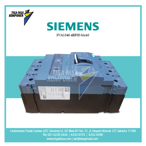 3VA1340-4EF32-0AA0 MCCB 3P 280-400A 36kA