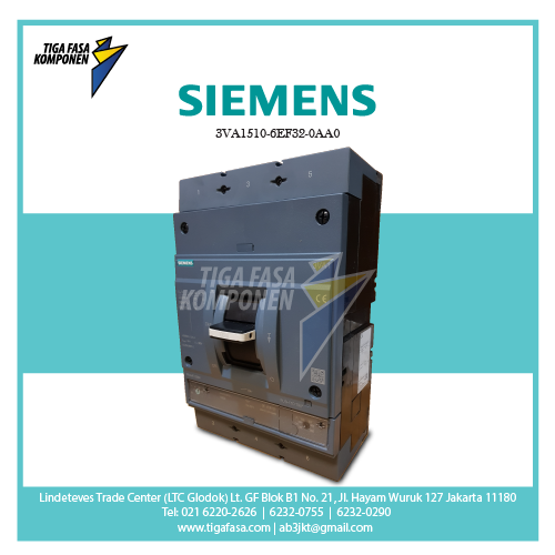 3VA1510-6EF32-0AA0 MCCB 3P 700-1000A 70 kA 