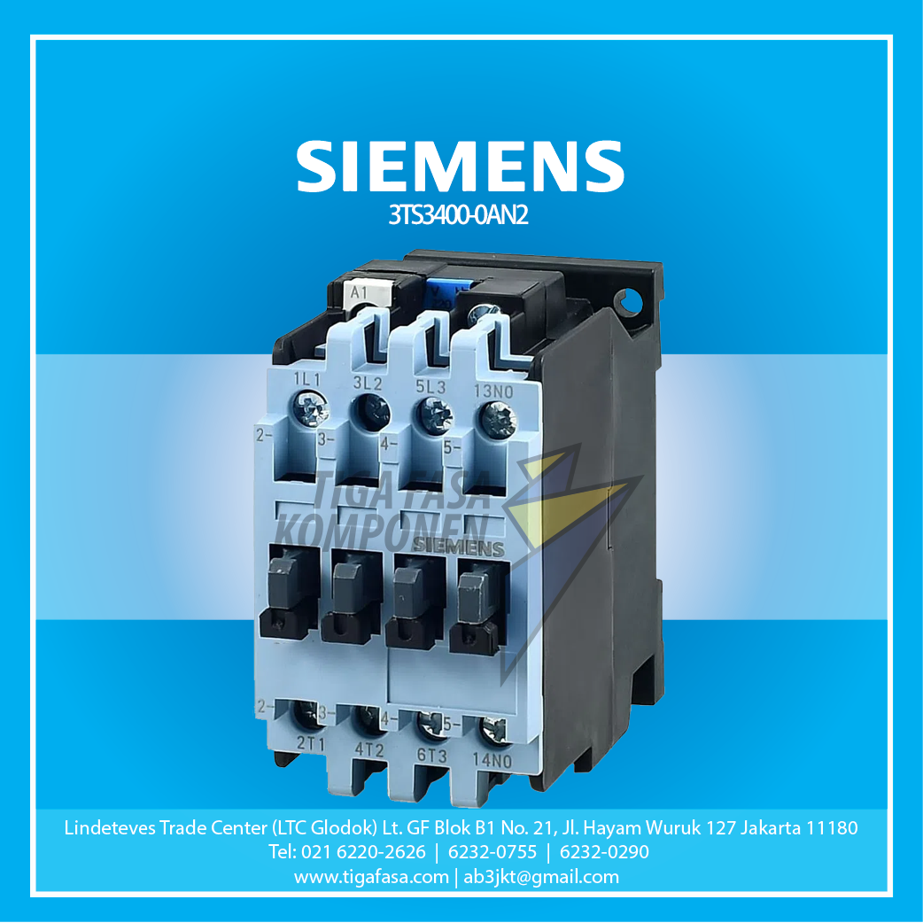 3TS3400-0AN2 MC 15kW 32A 220VAC 