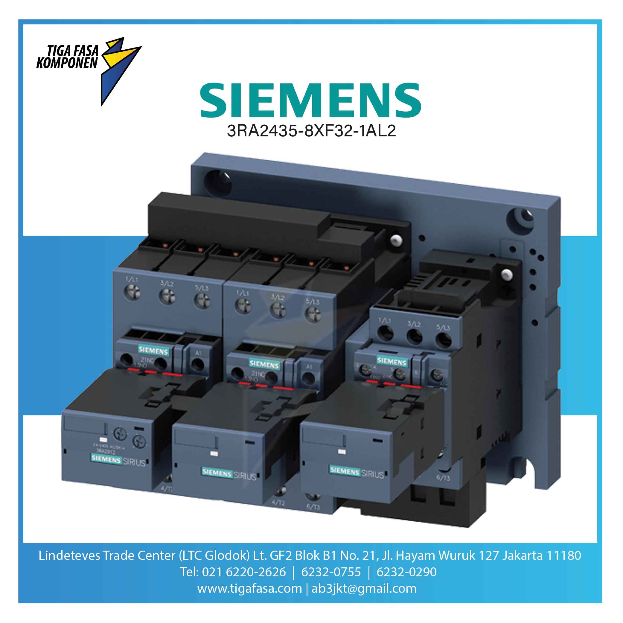 3RA2435-8XF32-1AL2 MC Star Delta 37kW 230 V AC