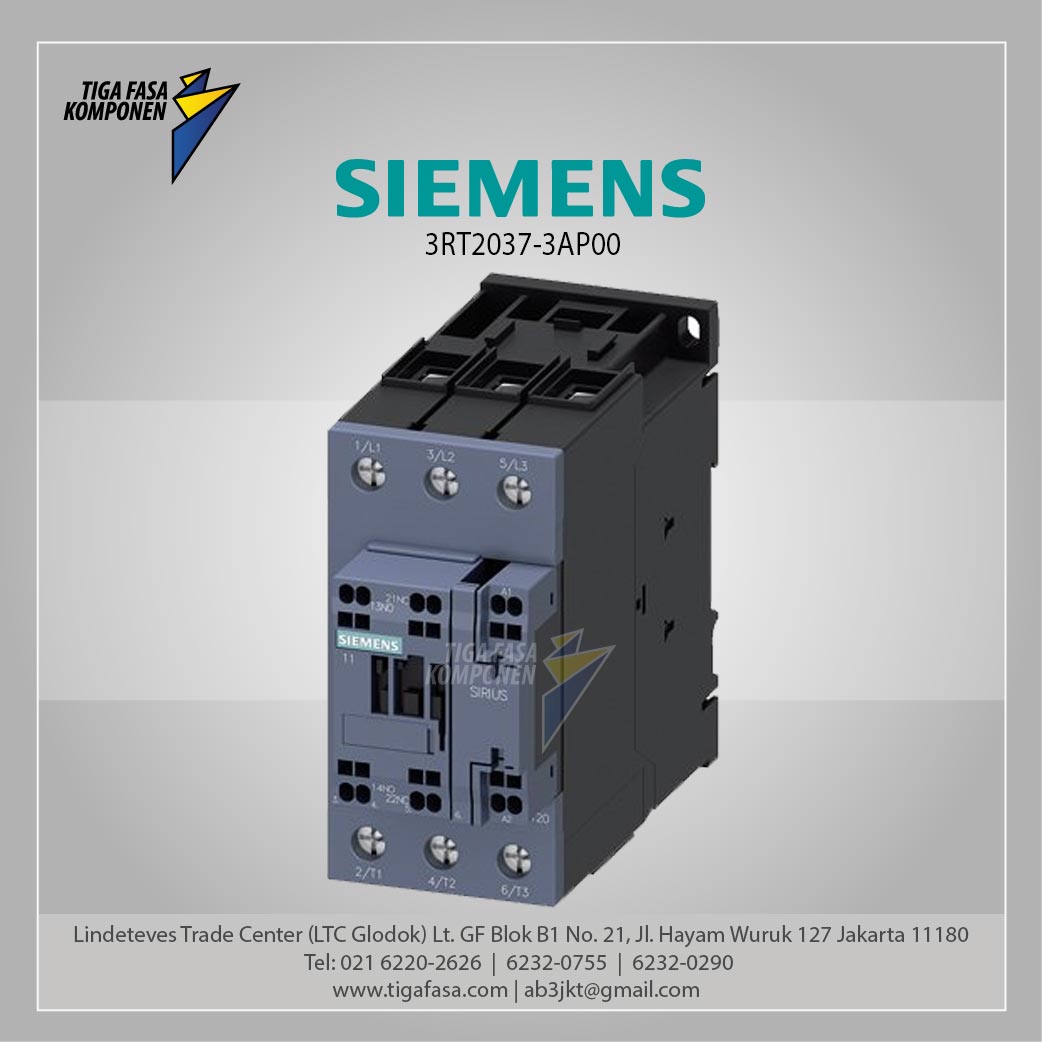 3RT2037-3AP00 MC 65 A 30 kW / 400 V 3P 230 V AC 50 Hz