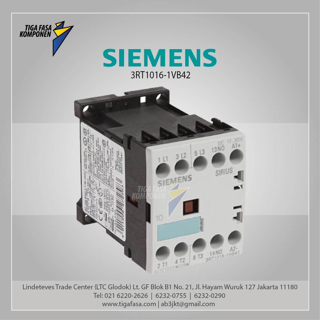 3RT1016-1VB42 COUPLING RELAY -4kW 1NC 24VDC