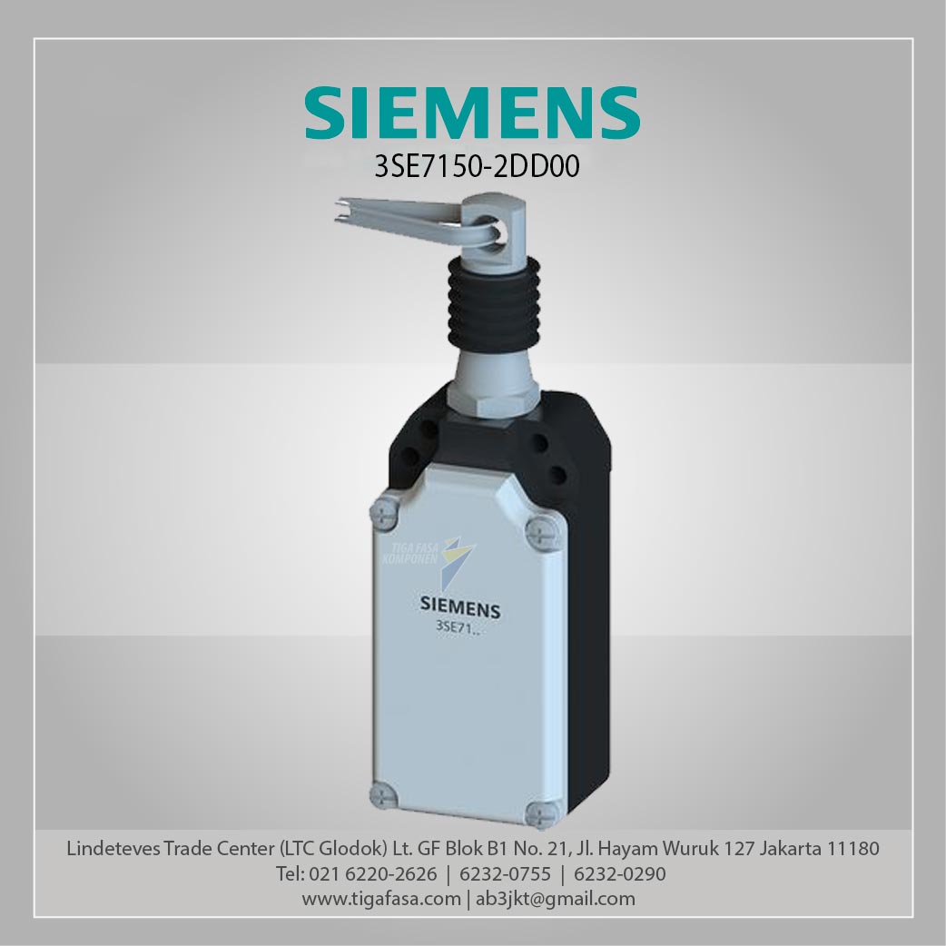 3SE7150-2DD00 Cable Operated Switch Metal Enclosure 2 x M20 x 1.5; 1 NO+1 NC