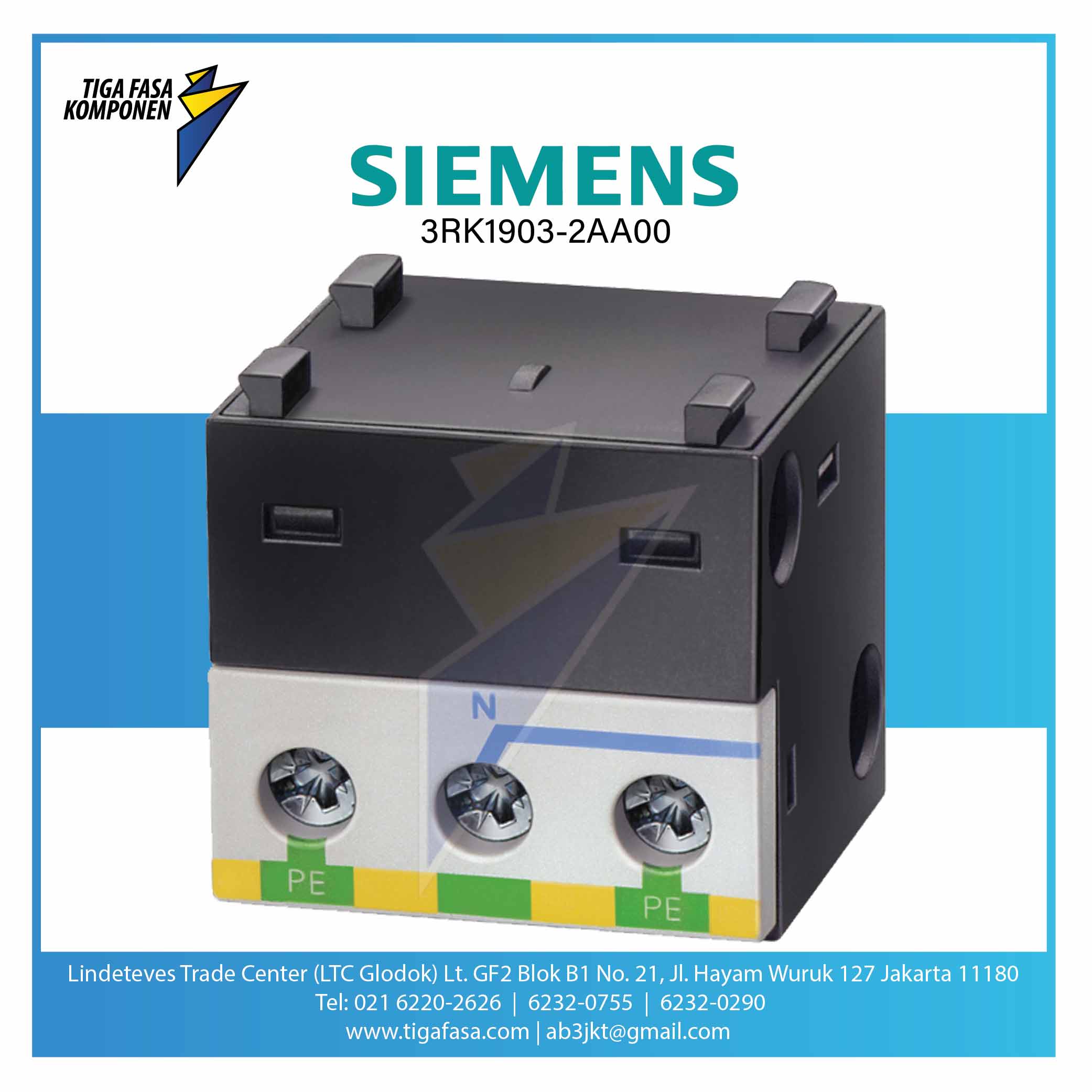 3RK1903-2AA00 Terminal Block For ET200S