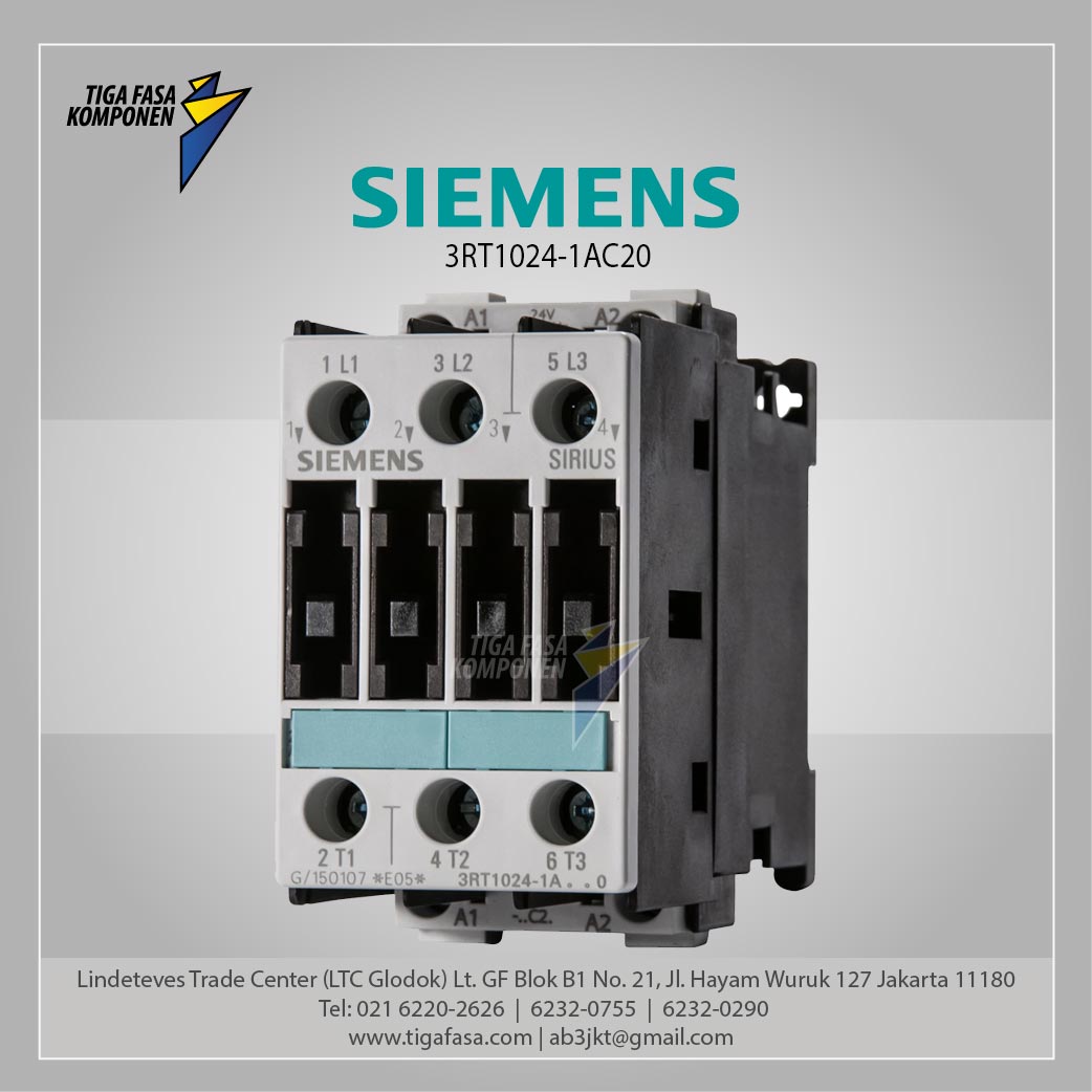 3RT1024-1AC20 MC-5.5kW 24VAC 50/60Hz