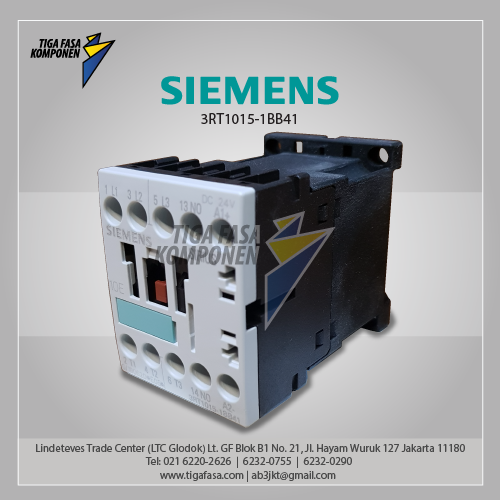 3RT1015-1BB41 MC-3KW 1NO 24 VDC