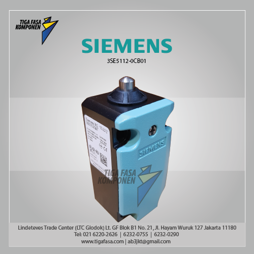 3SE5112-0CB01 Position Switch Metal (M20 x 1.5) 1 NO/1 NC