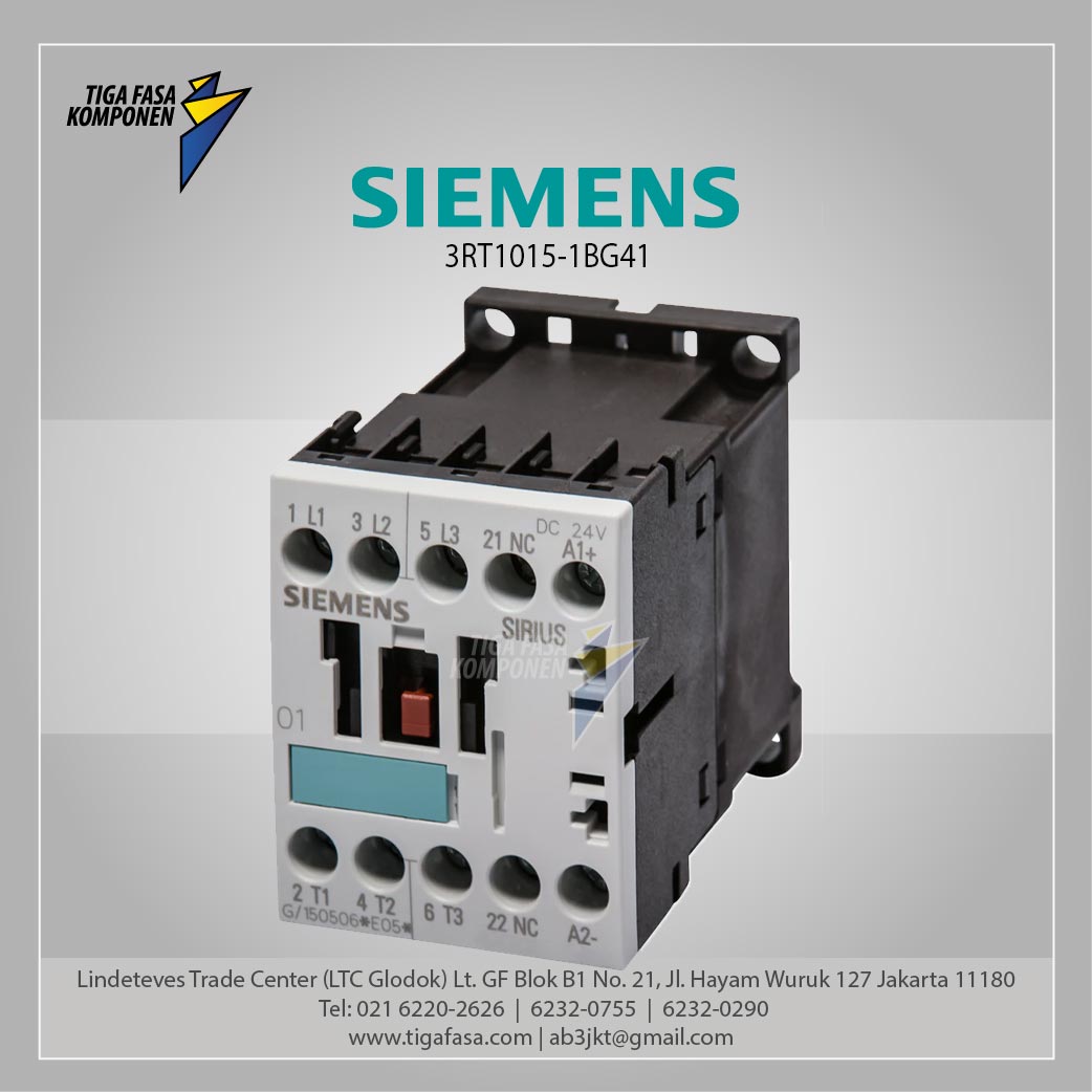 3RT1015-1BG41 MC-3KW 1NO 125 VDC