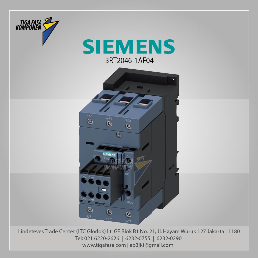 3RT2046-1AF04 MC 95 A 45 kW / 400 V 3P 110 V AC 50 Hz