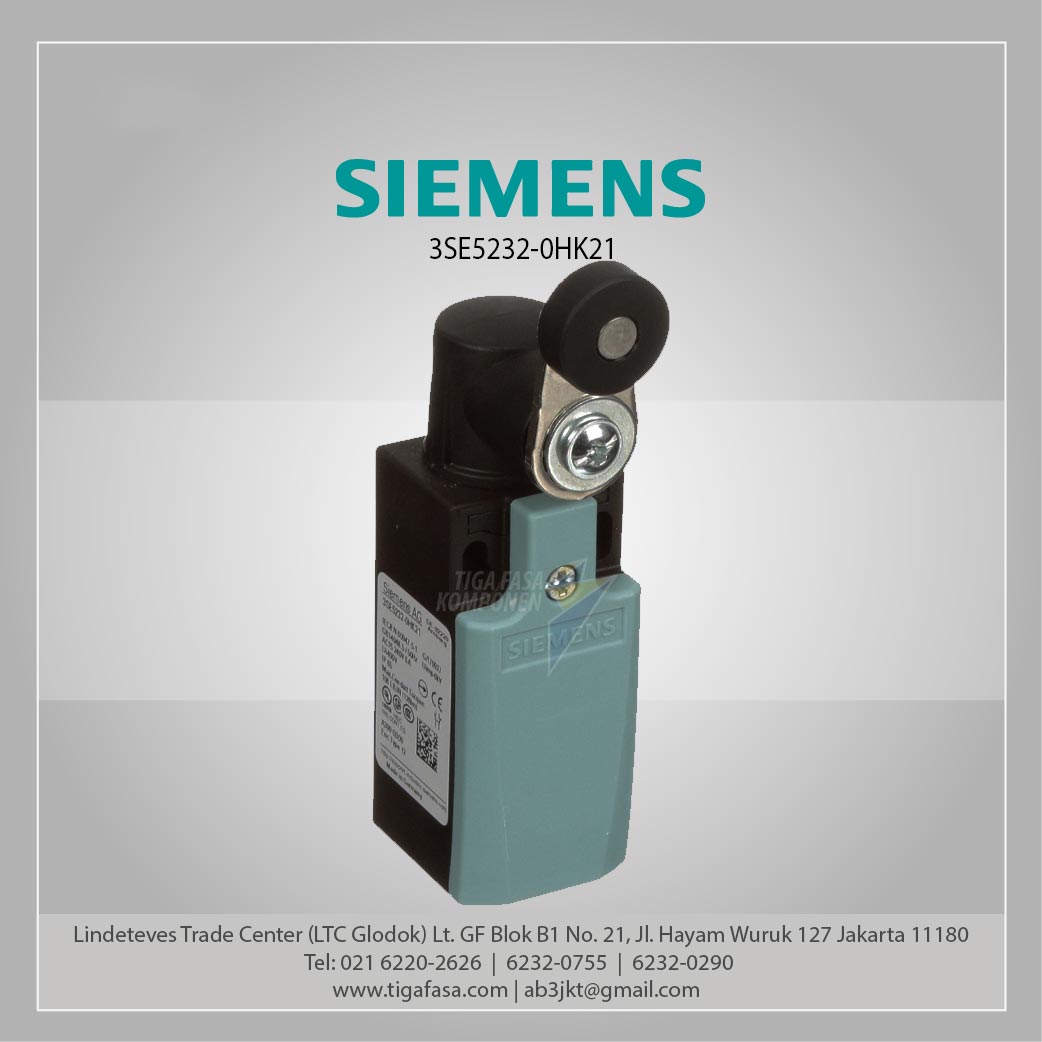 3SE5232-0HK21 Limit Switch 1 x (M20 x 1.5) 1NO/1NC 19 mm