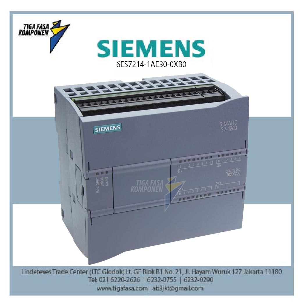 6ES7214-1AE30-0XB0 SIMATIC S7-1200, CPU 1214C, compact CPU