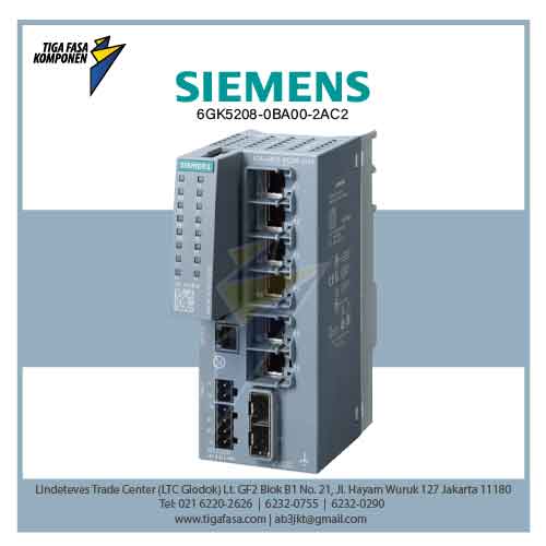 6GK5208-0BA00-2AC2 SCALANCE XC208 PROFINET 