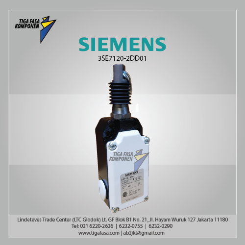 3SE7120-2DD01 Metal Enclosure 2x M20 x1.5; 1 NO+1 NC