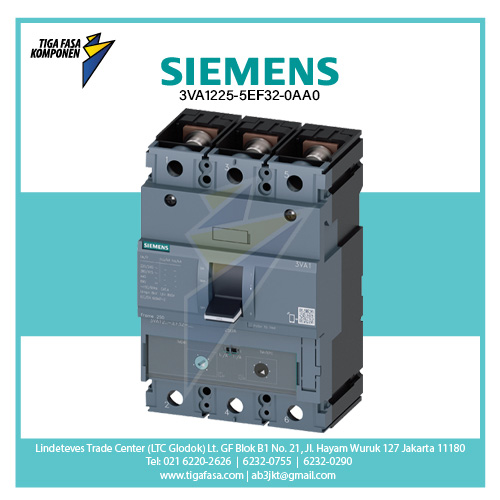 3VA1225-5EF32-0AA0 MCCB 3P 175-250A 55kA 