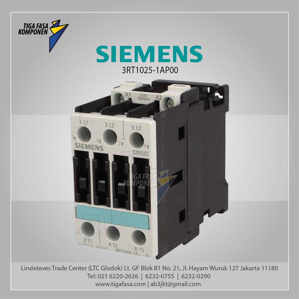 3RT1025-1AP00 MC-7.5kW 230VAC 50Hz