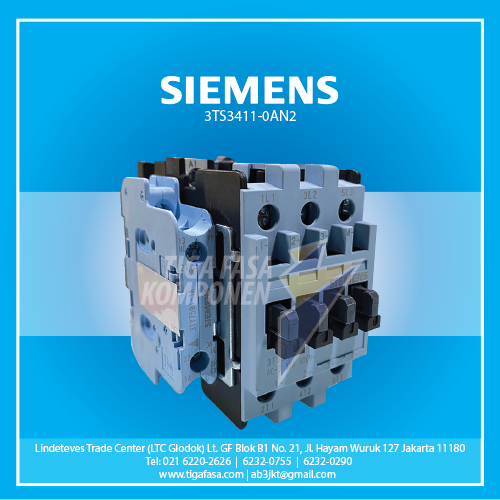 3TS3411-0AN2 MC 15kW 32A 1NO+1NC 220VAC 