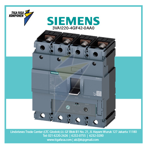 3VA1220-4GF42-0AA0 MCCB 4P 140-200A 36kA 