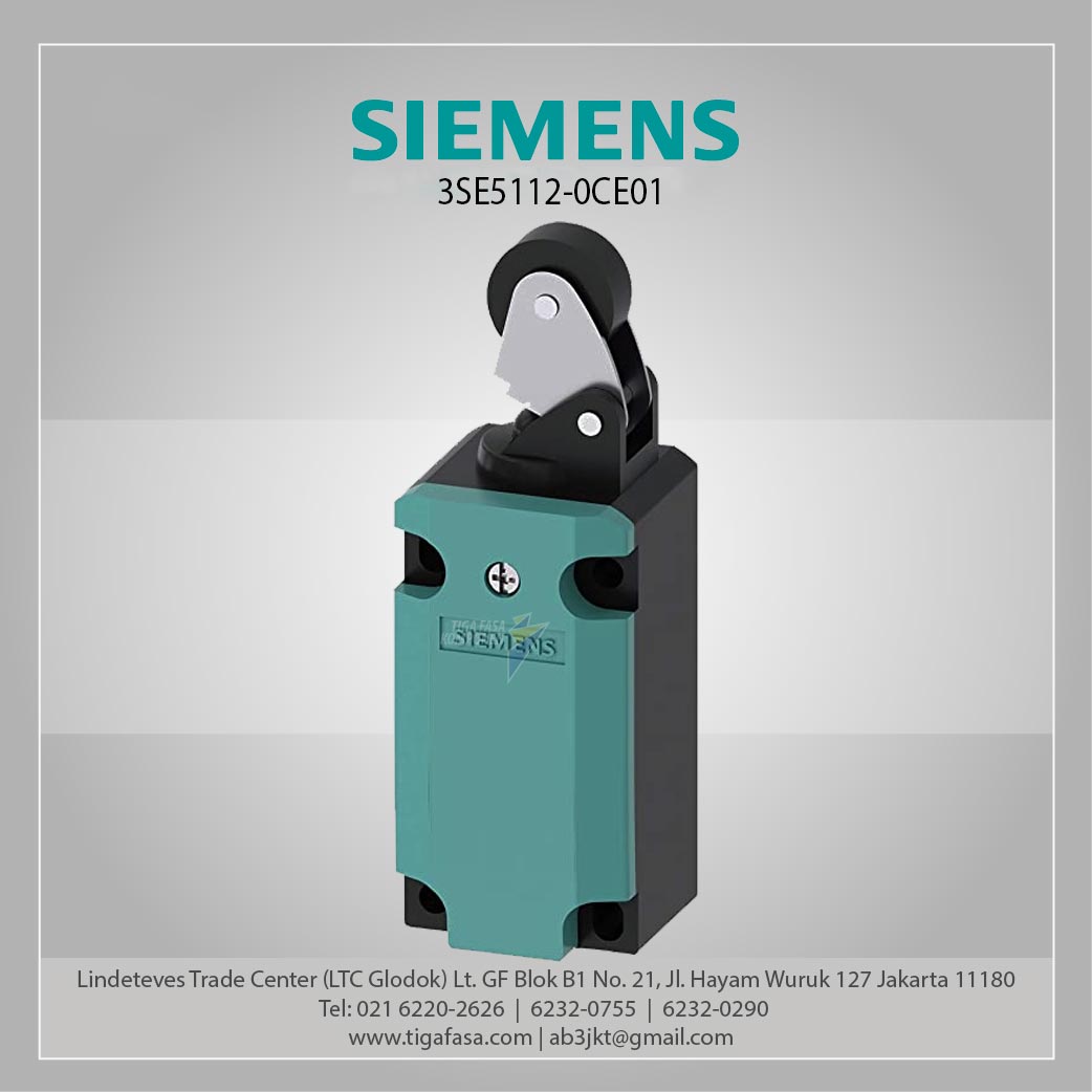 3SE5112-0CE01 Position Switch Metal (M20 x 1.5) 1 NO/1 NC 22 mm