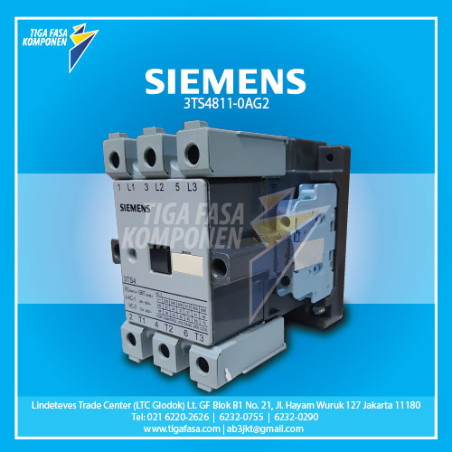 3TS4811-0AG2 MC 37kW 75A 1NO+1NC 110VAC 