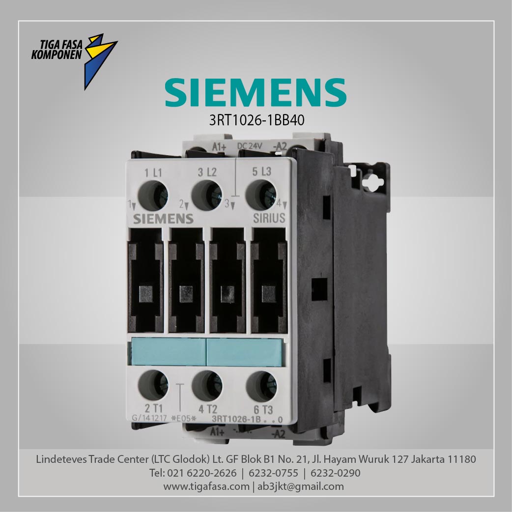 3RT1026-1BB40 MC-11kW 24VDC