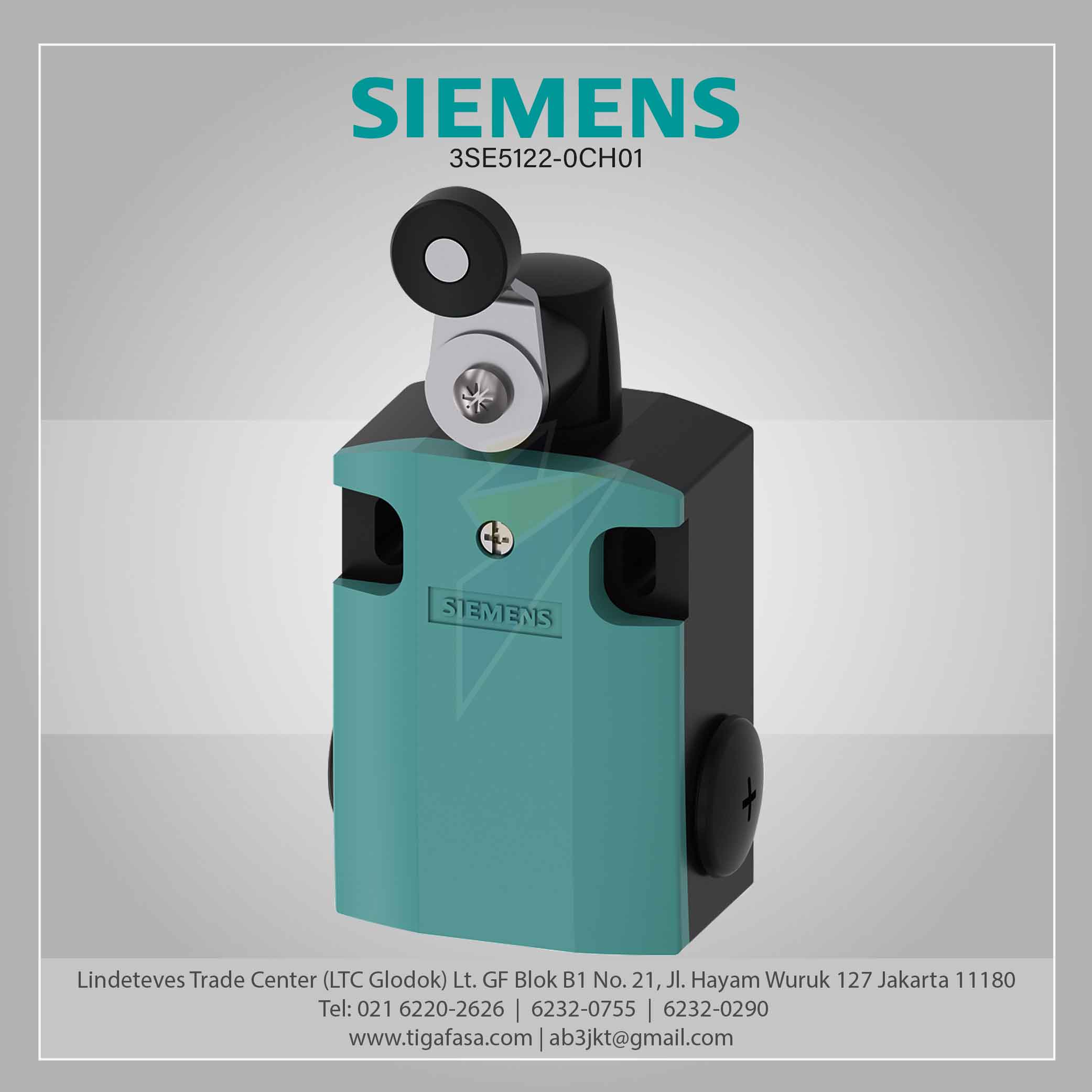 3SE5122-0CH01 Position Switch Metal 56 mm 1NO/1NC