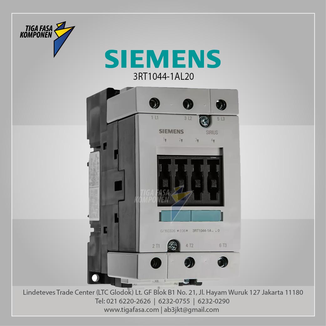 3RT1044-1AL20 MC-30kW 220VAC 50/60 HZ