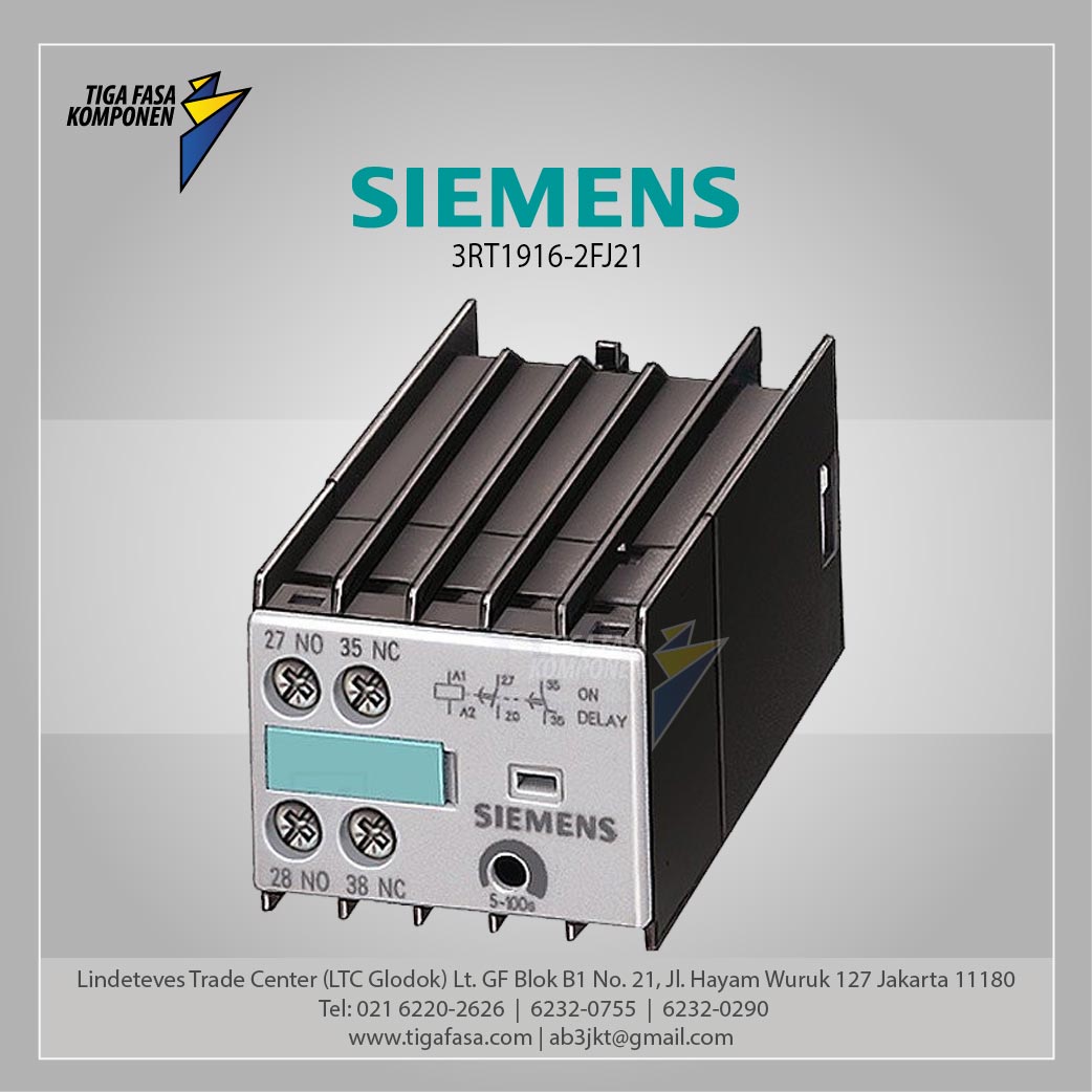 3RT1916-2FJ21 Solid State Time Delayed 0.5-10S AC/DC 24V