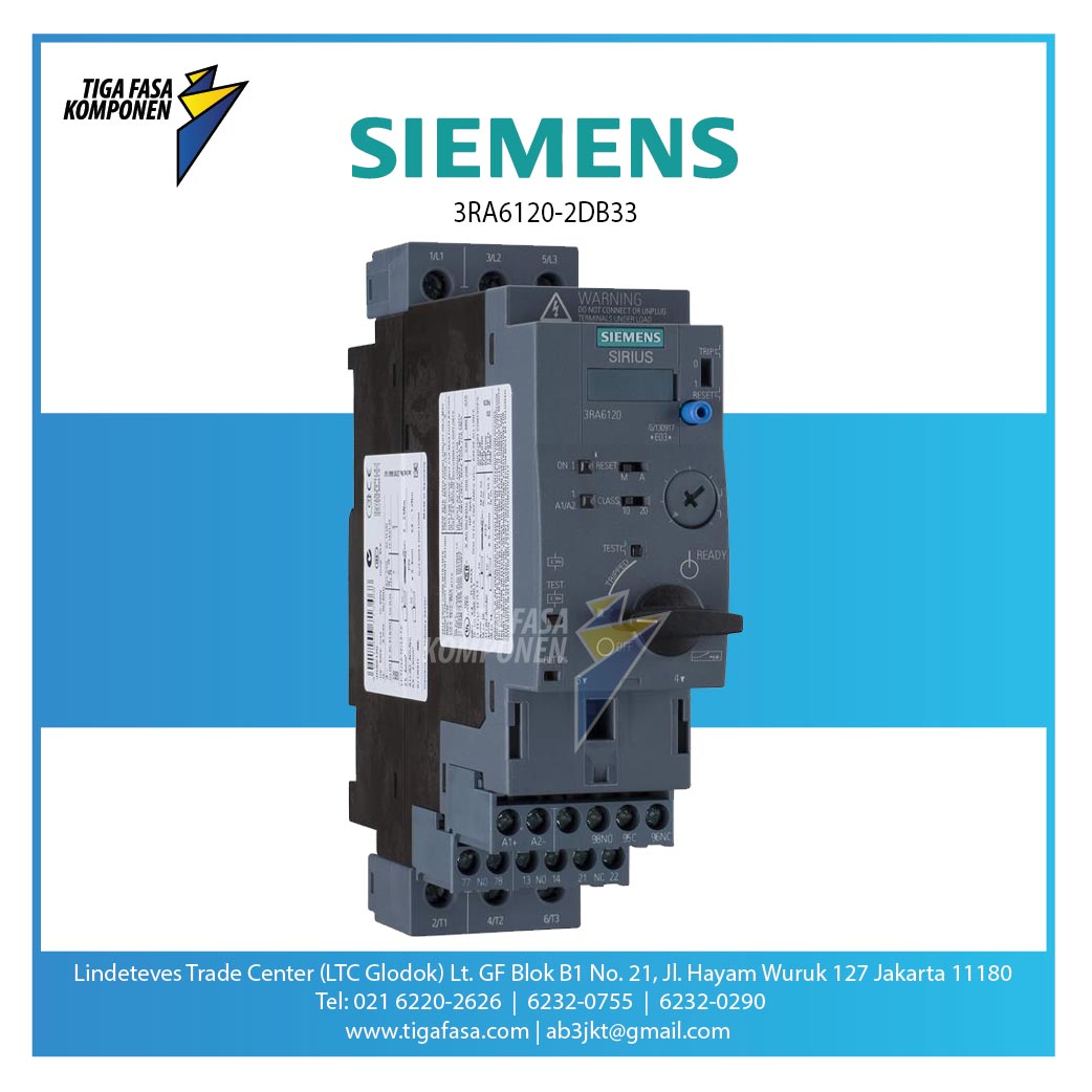 3RA6120-2DB33 Compact Load Feeder DOL 24 V AC/DC 3...12 A