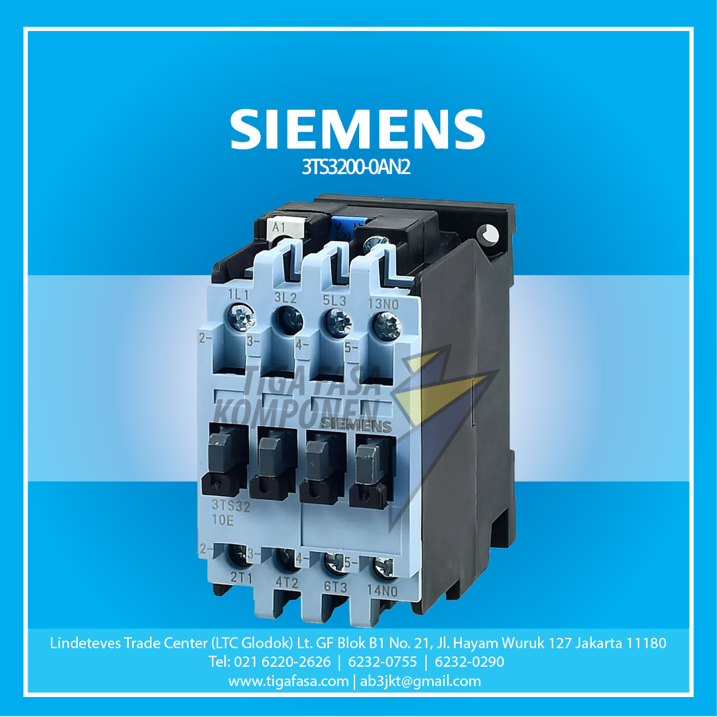 3TS3200-0AN2 MC 7.5kW 18A 220VAC 