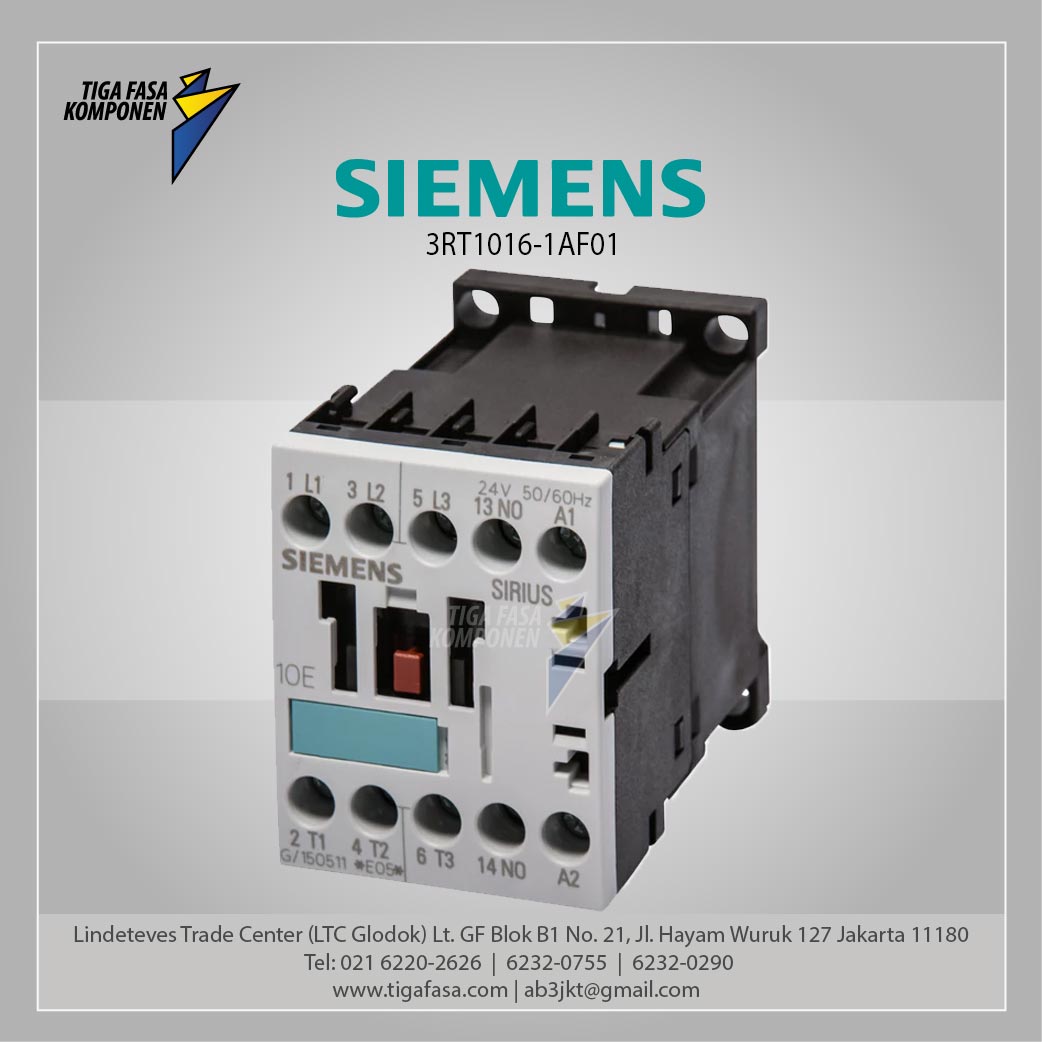 3RT1016-1AF01 MC-4kW 1NO 110 VAC