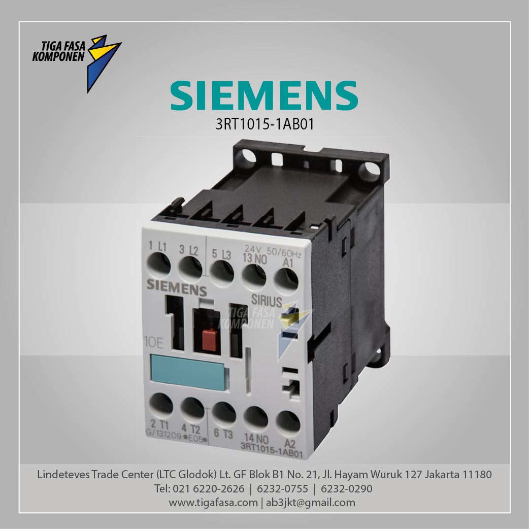 3RT1015-1AB01 MC-3KW 1NO 24 VAC