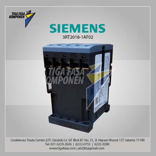 3RT2018-1AF02 MC 16 A 7.5 kW / 400 V 3P 110 V AC 50/60 Hz