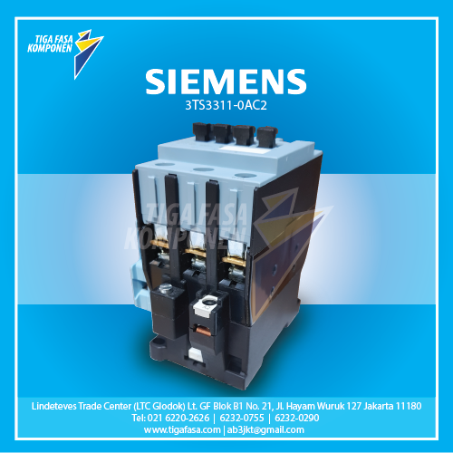 3TS3311-0AC2 MC 11kW 25A 1NO+1NC 24VAC 