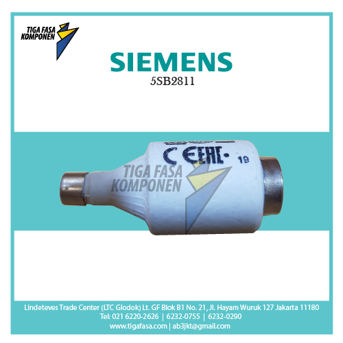 5SB2811 Diazed Fuse Link 25A 500V