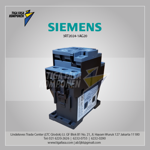 3RT2024-1AL20 MC 12 A 5.5 kW / 400 V 3P 230 V AC 50/60 Hz