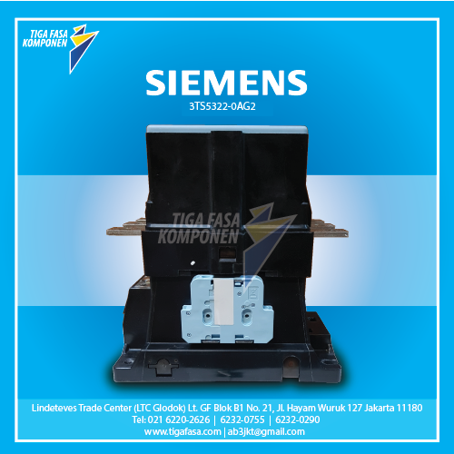 3TS5322-0AG2 MC 110kW 205A 2NO+2NC 110VAC 