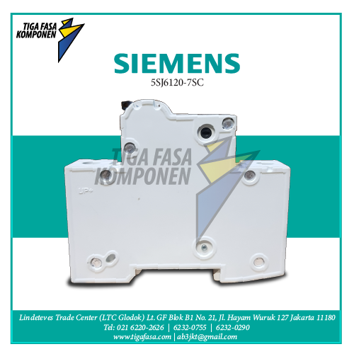 5SJ6120-7SC MCB 1P 20A 6kA 