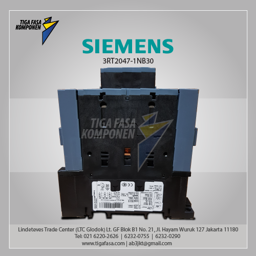 3RT2047-1NB30 MC 110 A 55 kW / 400 V 3P 20-33 V AC/DC, 50/60 Hz