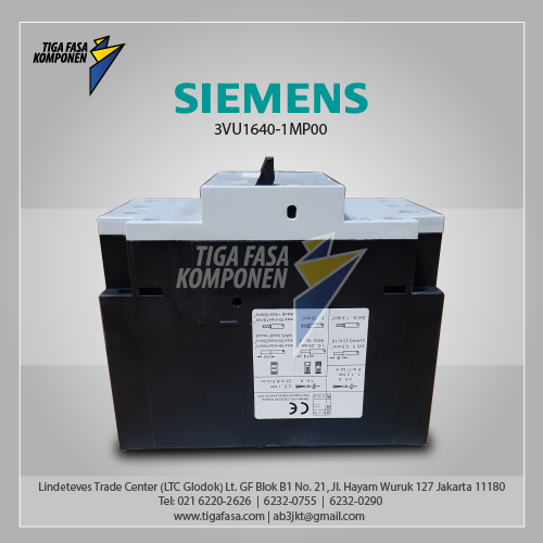 3VU1640-1MP00 Circuit Breaker 22-32A 