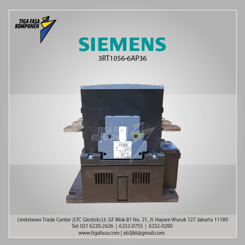 3RT1056-6AP36 MC 185 A 90 kW / 400 V AC (50-60 Hz) / DC Uc: 220-240 V