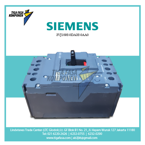 3VJ1092-0DA32-0AA0 MCCB 3P 25A 10kA