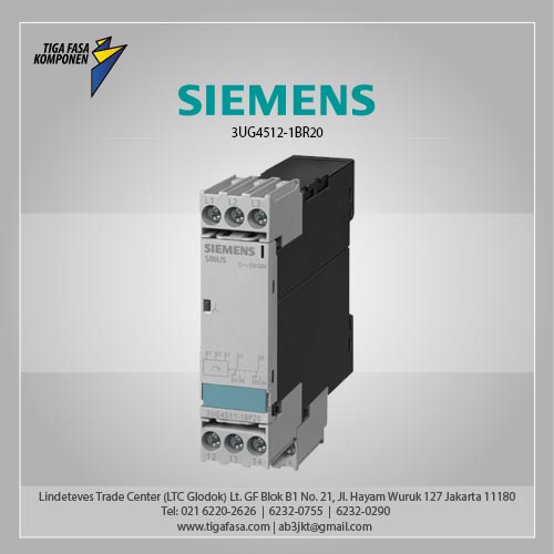 3UG4512-1BR20 Phase Sequence Monitoring 3 x 160...690 V