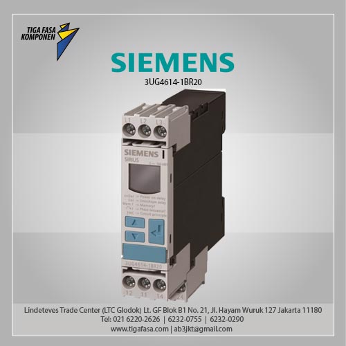 3UG4614-1BR20 Voltage Relay 3P 160-690V 50/60Hz  