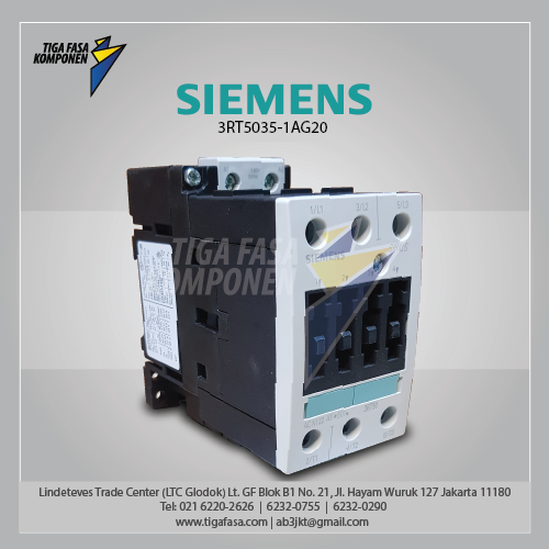 3RT5035-1AG20 MC AC 110 V 18,5 kW 400 V 3P