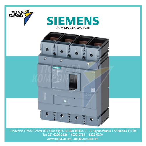 3VM1463-4EE42-0AA0 MCCB 4P 36kA 441-630A 
