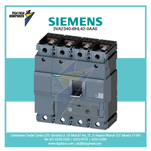 3VA2340-6HL42-0AA0 MCCB 4P 160-400A 85kA 